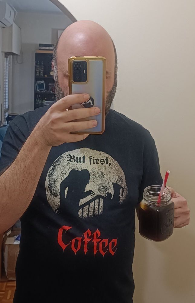 Just me posing in my new t-shirt 