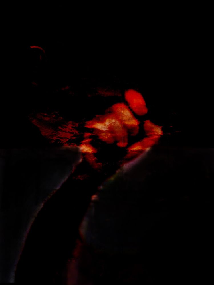 An ominous red hand.