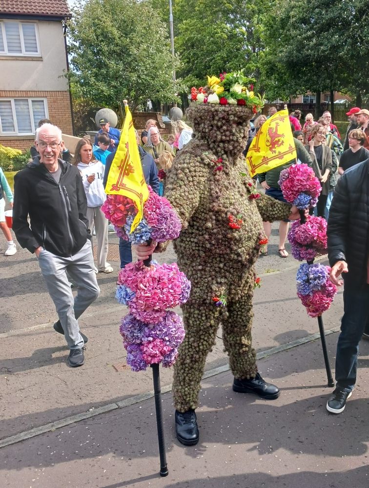 Me with the Burryman.