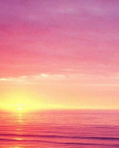 The colors of a sunset, especially pastel ones.