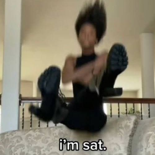 i'm sat.