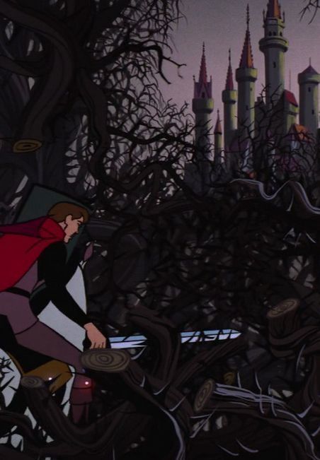 Spikes in the sleeping beauty movie