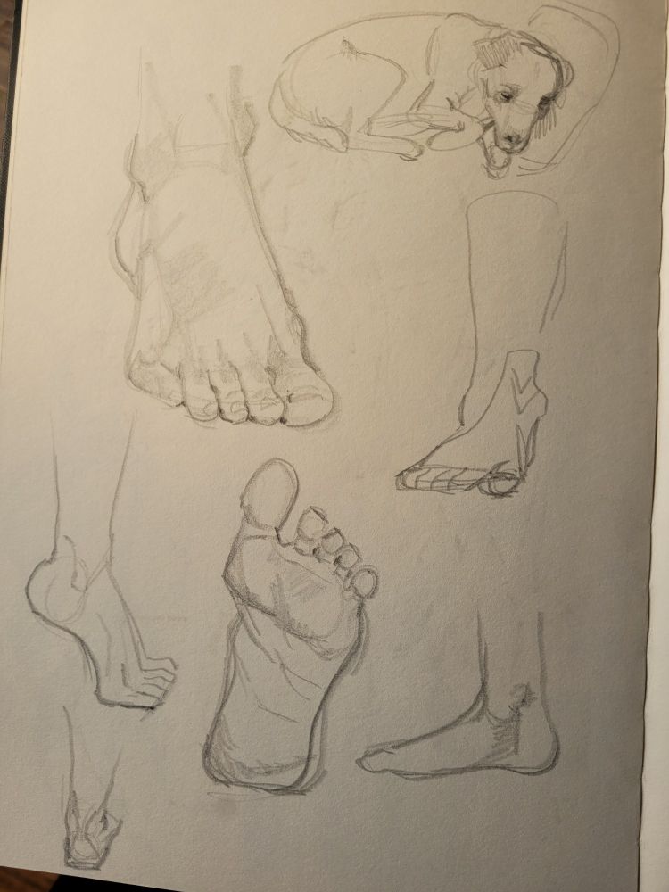 sketchy feet
