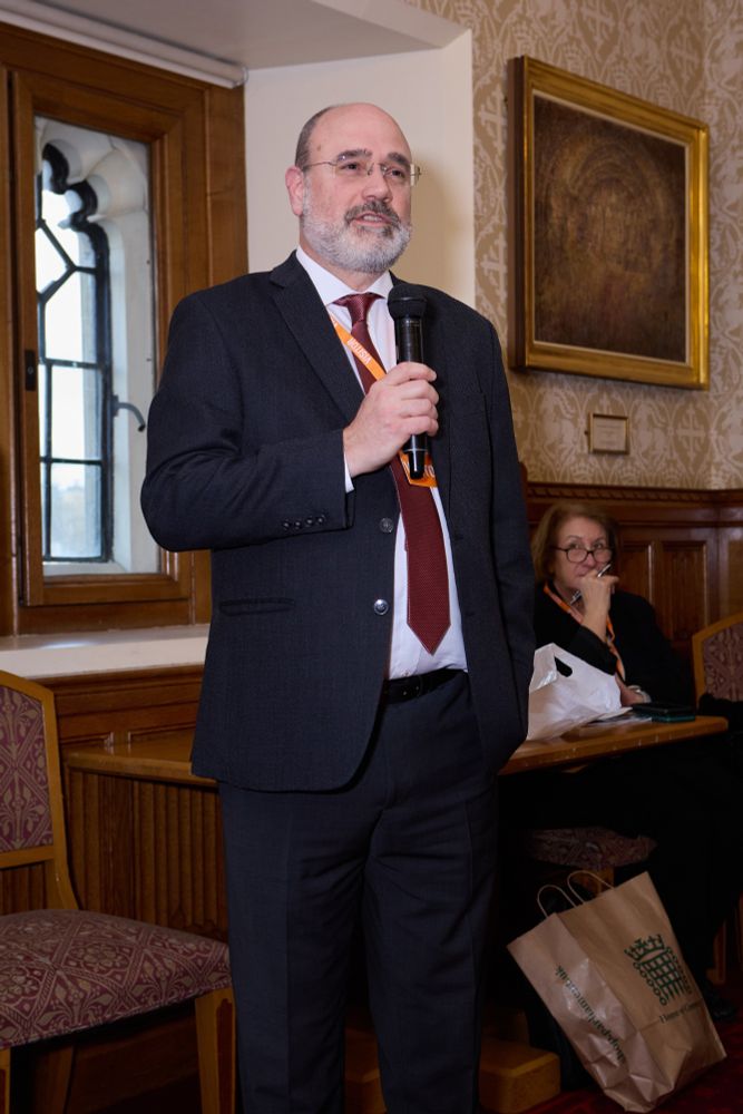Head of School Prof Richard Preziosi during speech. 