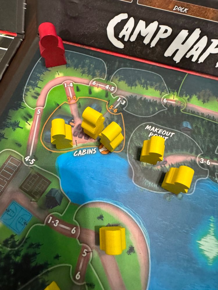 Three victims in Final Girl are in an area adjacent to the killer, about to be moved into the area with the killer before his attack sequence begins. 