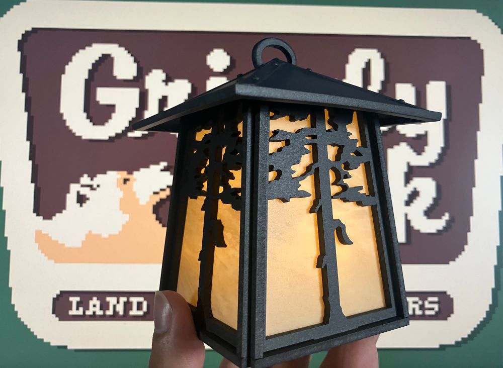 A small version of the lantern from the soarin’ sign found in Disney’s California Adventure 