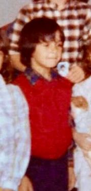 Bogey standing with his cousins in the 1970’s.