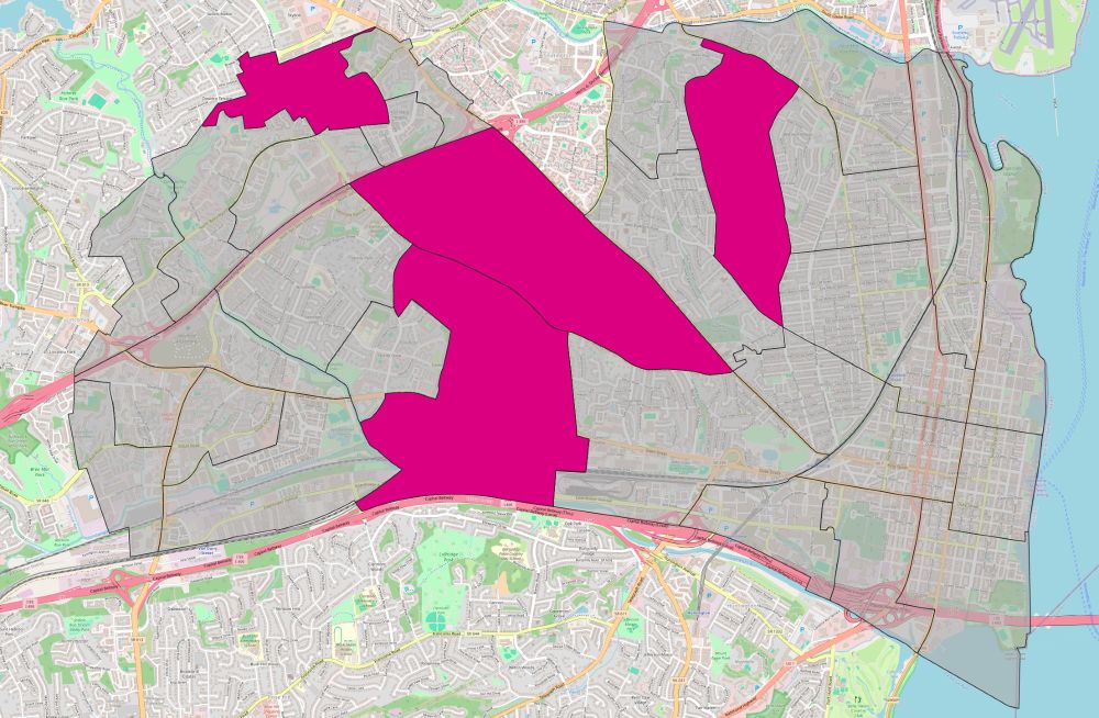A map showing the four precincts where Vice Mayor Amy Jackson had the highest vote share among all 32 precincts in the Democratic primary for Mayor in June.

Three are toward the center of the city, one is in the northwest corner.