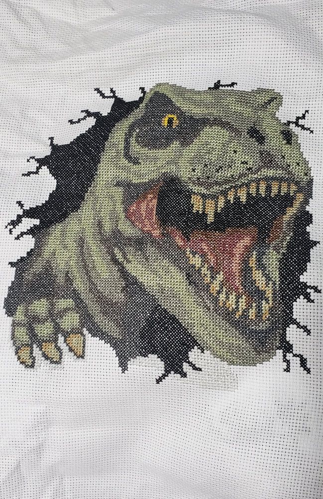 T rex breaking through