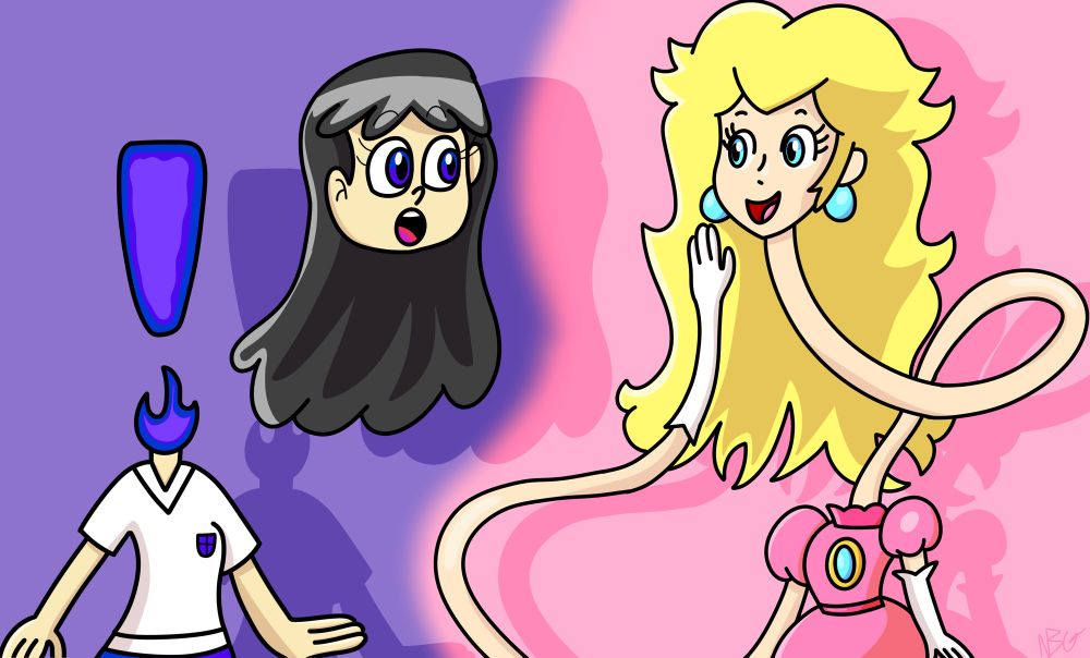 Hannah meeting Plastic Peach