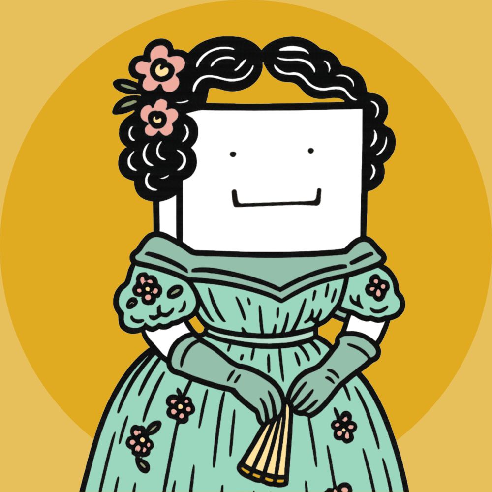 Pixel person version of LGTM cover figure. Comically accurate and on brand. 