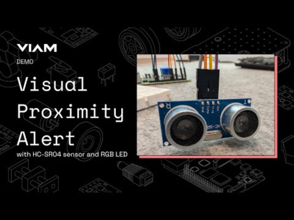 Visual proximity alert with ultrasonic sensor and RGB LED | DEMO