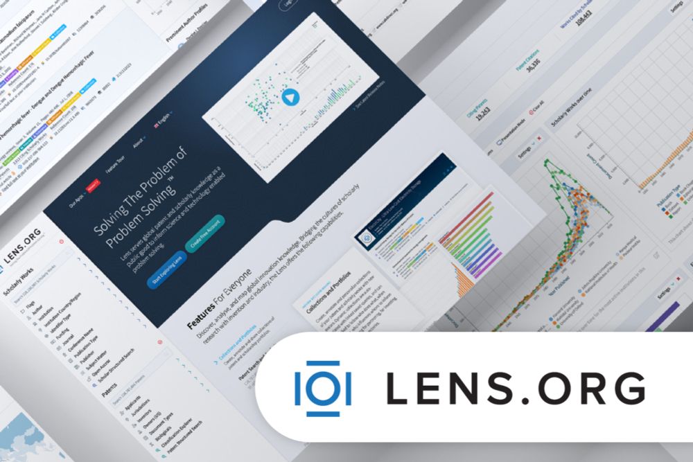 The Lens - Free & Open Patent and Scholarly Search