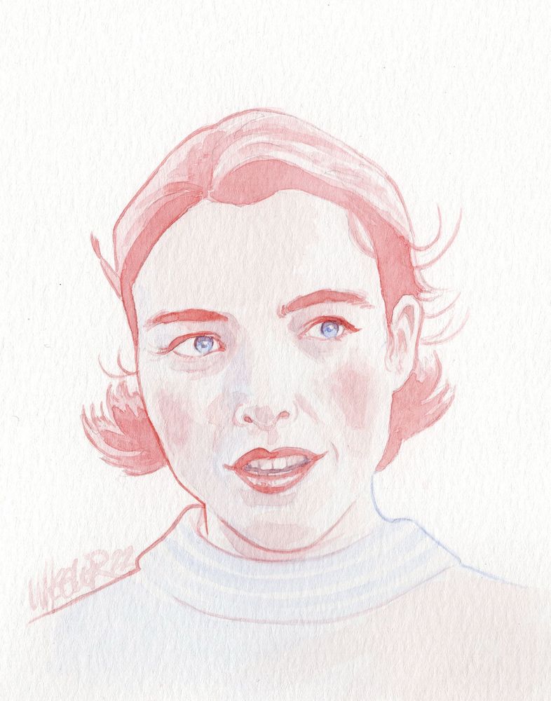 Miss Cross Wes Anderson Rushmore watercolor