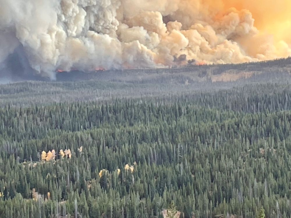 Another fire forces evacuations, closes highway near Togwotee Pass - WyoFile