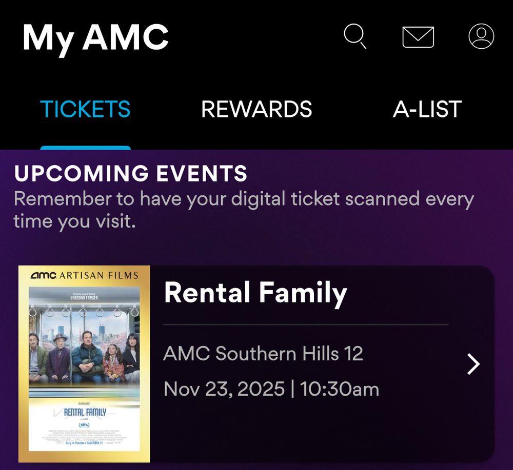 AMC Upcoming events featuring Rental Family