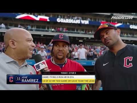 080225 - MIN vs CLE - Ramírez Postgame Interview