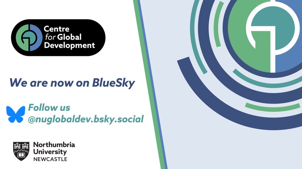 The Centre for Global Development is now on BlueSky, follow us @nuglobaldev.bsky.social