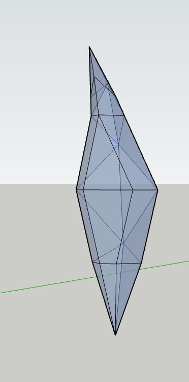 Crystal bunny ear 3d model
