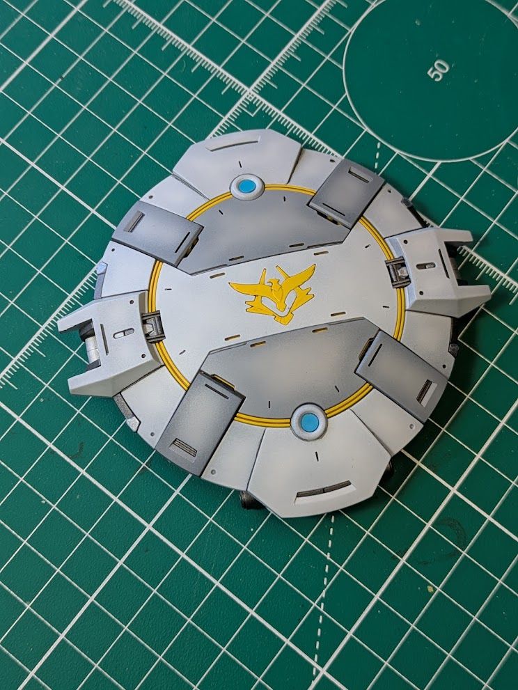 The shield on its own, the missile pods are closed in this image