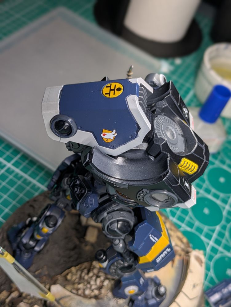 A reverse shot of the storm surge proxy showing some carefully hidden Gundam Advance of Zeta decals.