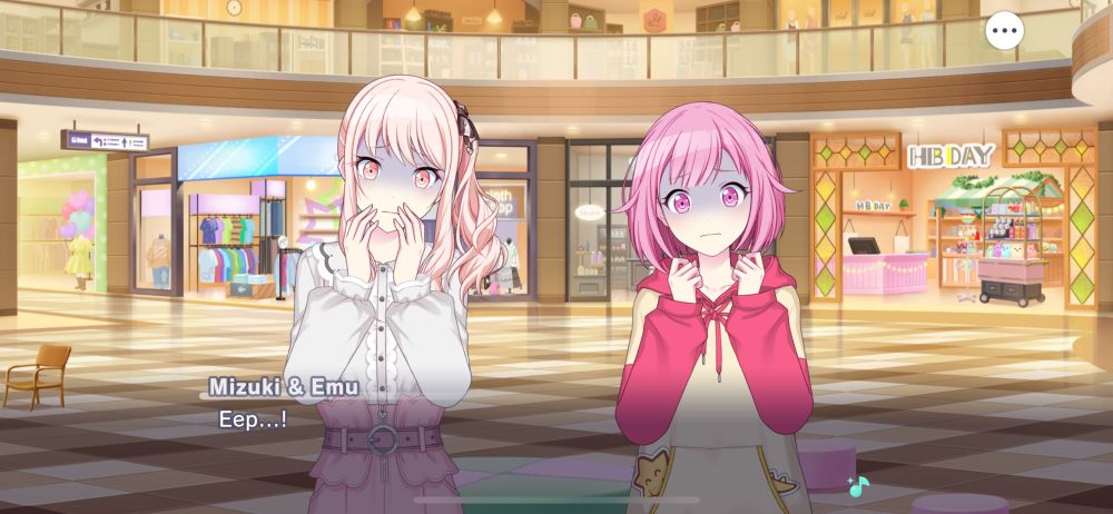 mizuki and emu, both scared: eep…!