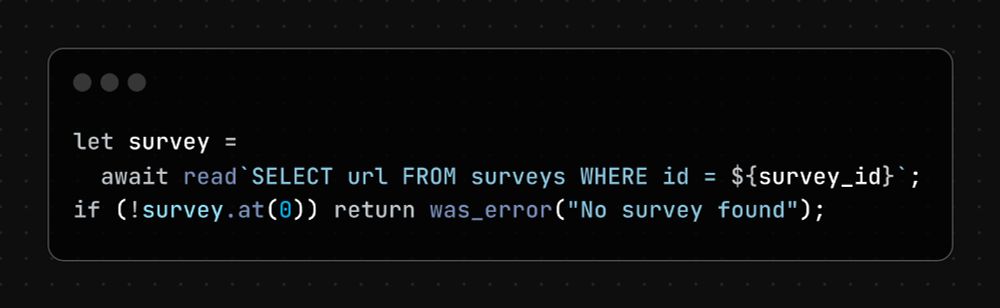 A code snippet, that shows a read function invoked with templated string arguments.