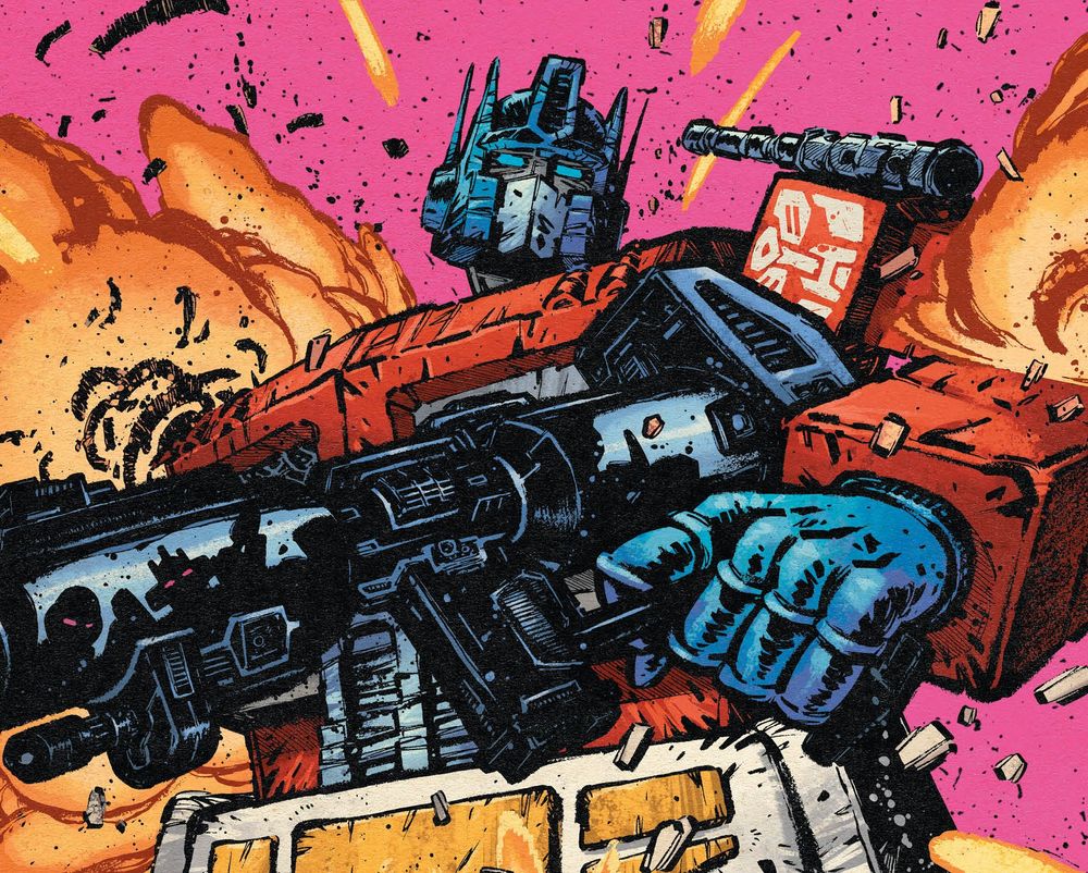 Skybound Optimus Prime #21 cover (Jorge Corona)
