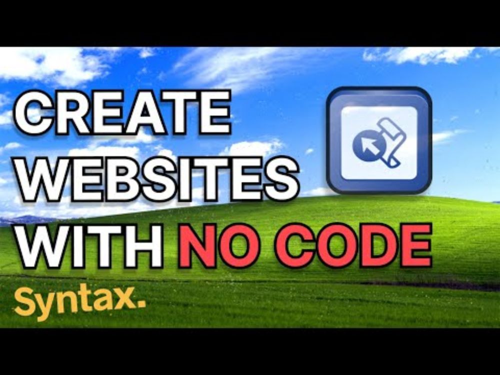 Create Websites with NO CODE