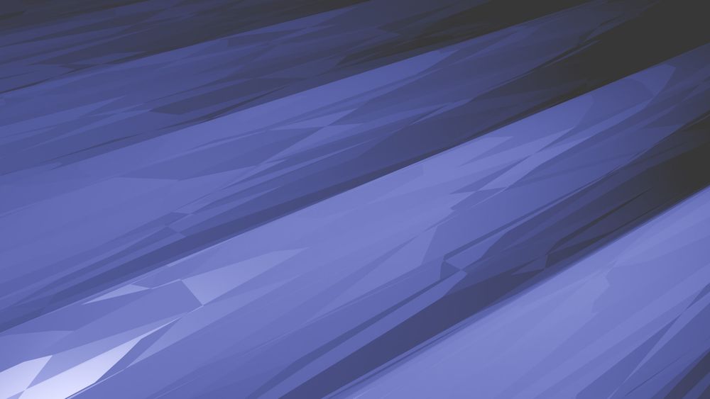 An abstract image made in Blender, showing a bluish plane that was modified to resemble a repeating sine wave. The troughs of each wave are streaked with lighter shades of blue toward the bottom left, becoming darker toward the upper right.