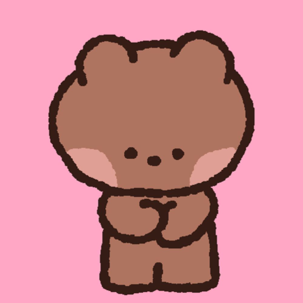 a brown teddy bear is surrounded by red hearts