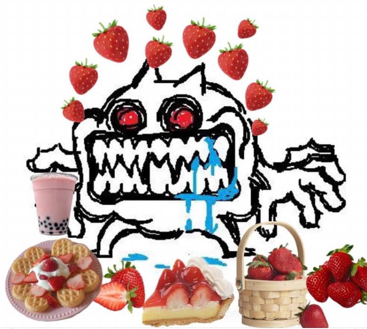 Pensando em fazer um bolo de  red velvet com morangos pro meu curso de english