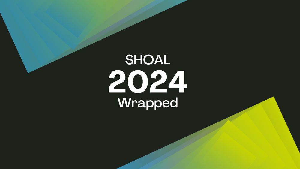 A card in the style of Spotify wrapped, which says "SHOAL 2024 Wrapped"