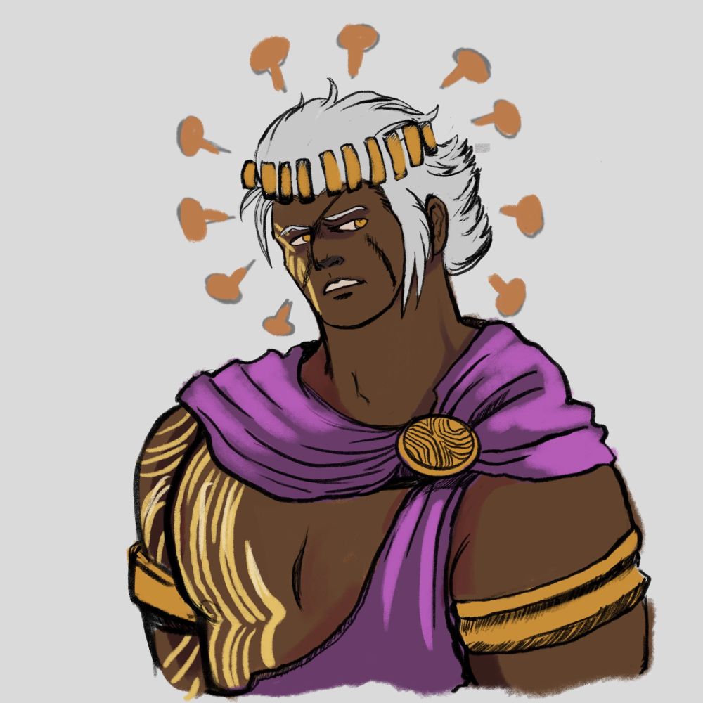 Roegadyn Hellsguard (FC) dressed as Byregot, the Maker