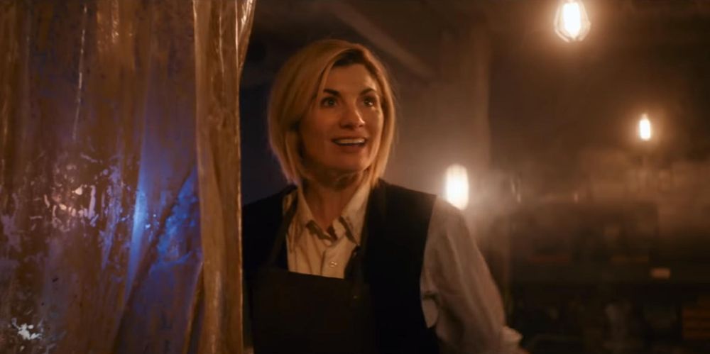 Jodie Whittaker as the Thirteenth Doctor in the Doctor Who episode, "The Woman Who Fell To Earth".