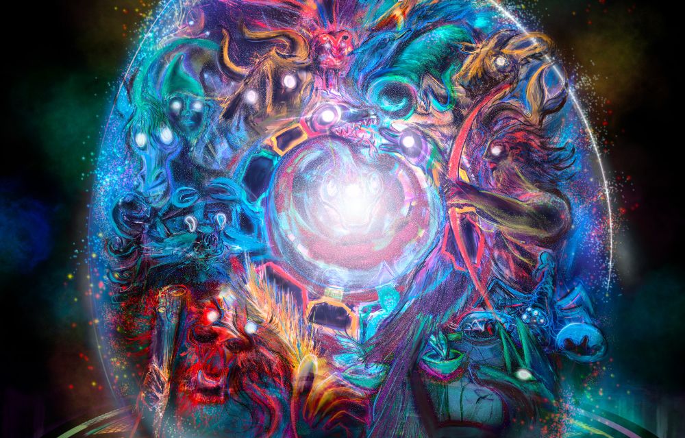 LOGOS DIVINÆ in-game artwork of the god MEHEN