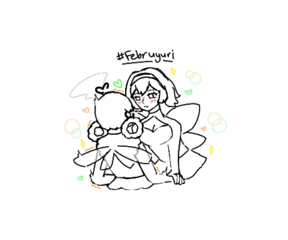 fanart of indie vtubers Ichika Maia and Mintmai, I drew this in their magmaboard collab stream so they already saw it but they also gave me permission I could draw yuri art of them jsjksdjsdk

(please do not perceive if you are said vtubers or are fans I am brainrotting and just need to vent art cause im sick and twisted in the head derogatory)