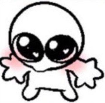 big eye blushing meme