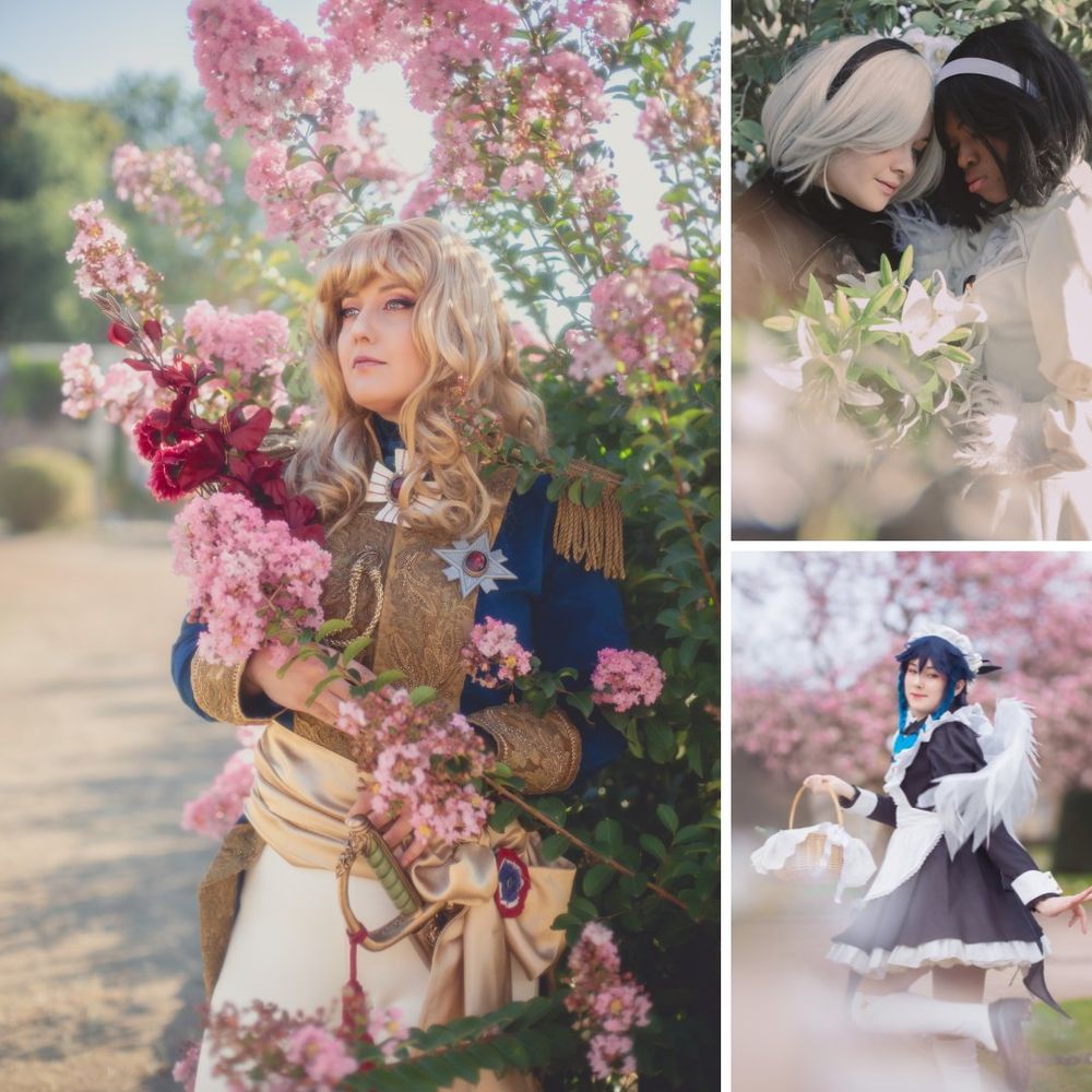 Instagram pages: 
Oscar is milou_cosplay ; 2B&2P are flenoacosplay & ayane.kdr ; Venti is moonprincekuro