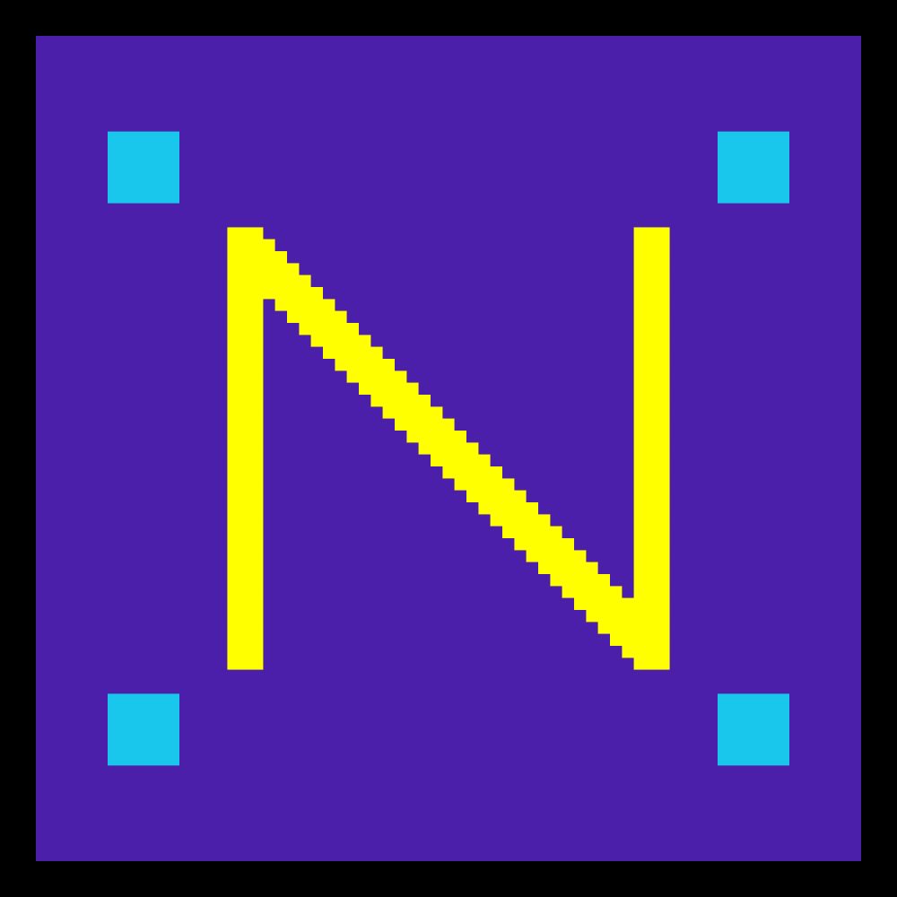 Logo "estilizada" do canal que do Nulexer Portroper (eu esqueci como era e não salvei a foto, mas eu estava mais preocupado em mostrar como era a logo do que tentar ser fiel à original).
Eu também havia me dado o apelido de "Nulex Porkron".