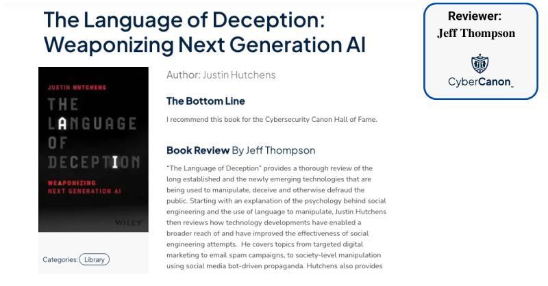 The Language of Deception review screenshot