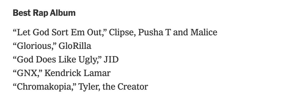 best rap album. doechii belongs here.