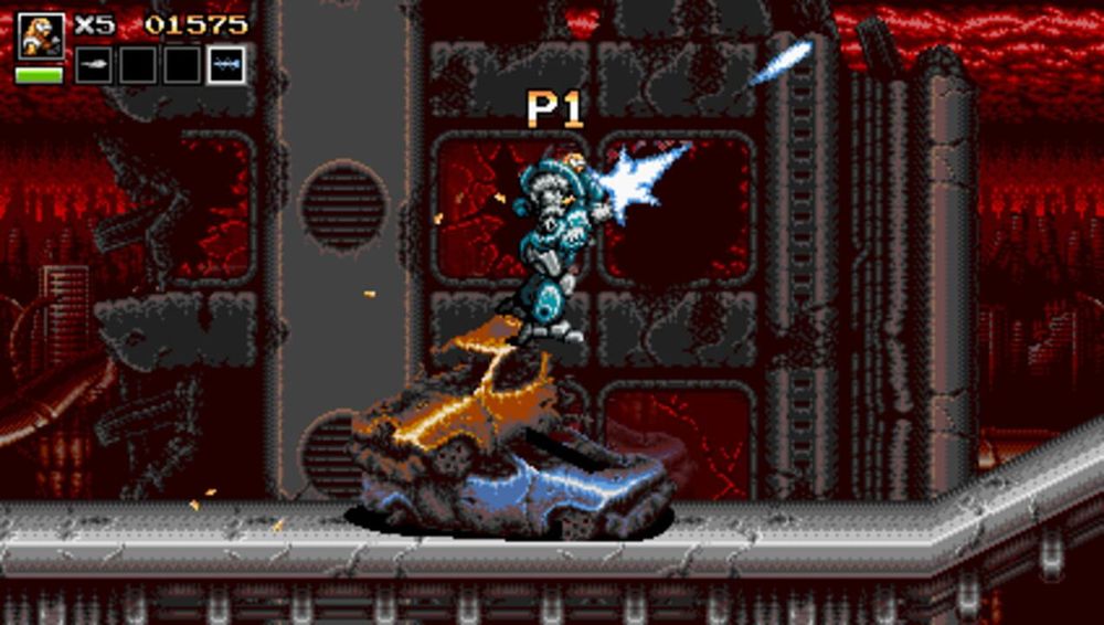 Blazing Chrome was released on this day 6 years ago screenshot