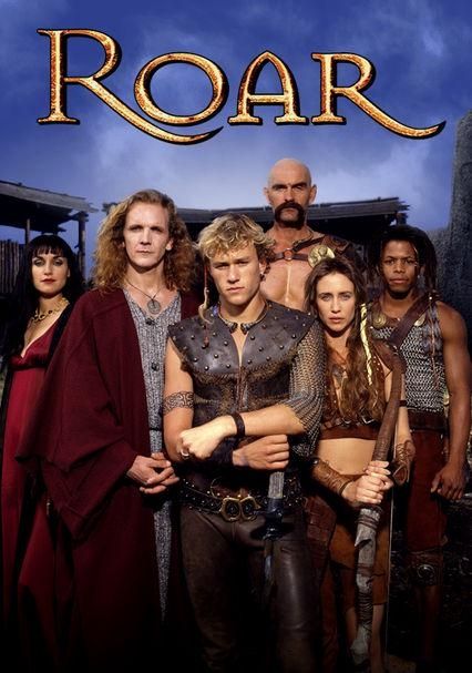 Promo image for the 90s TV series Roar starring Heath Ledger and Vera Farmiga. 