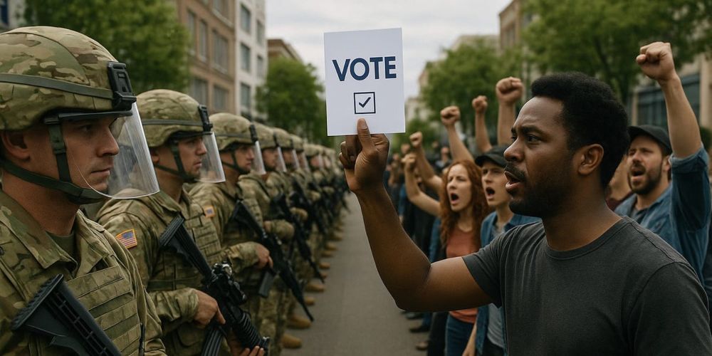 When elections are stolen, history shows crowds flood the streets. Trump plans to crush the protests before they even begin…