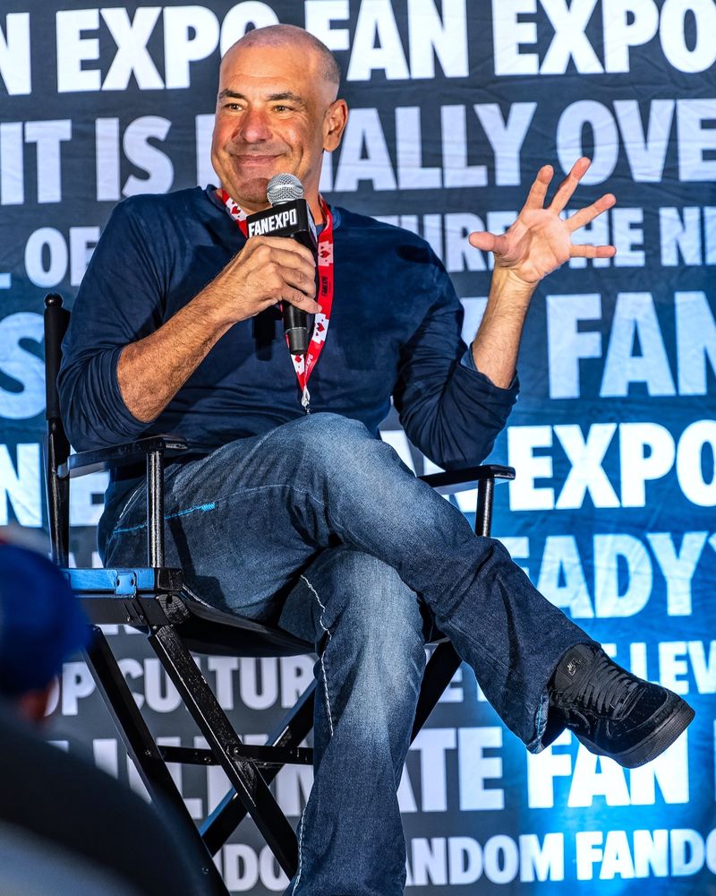 Rick Hoffman on stage.