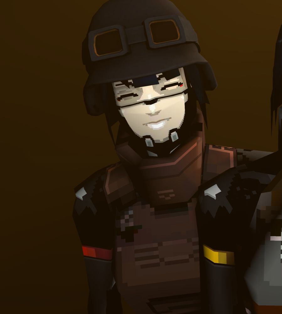 smiling for the camera