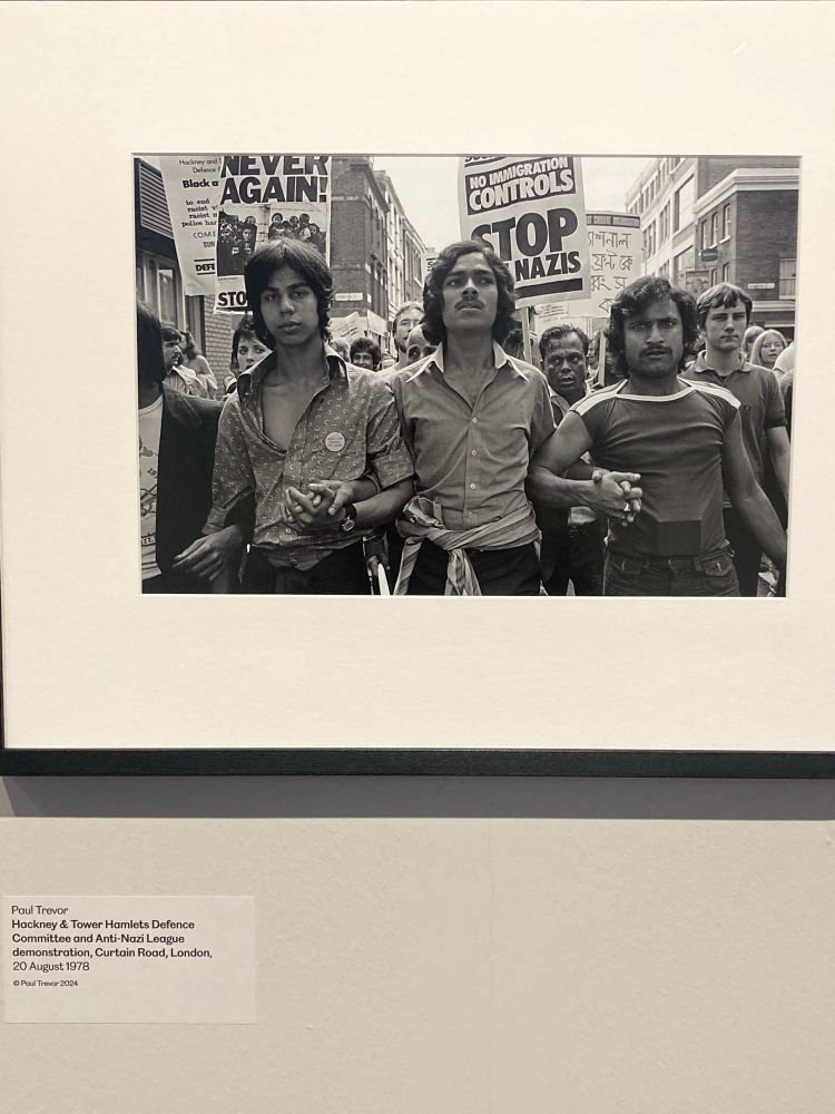 P Trevor photo of demo 1978 with commonwealth league members 