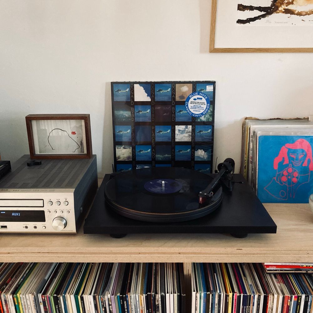 LP copy of Places and Spaces by Donald Byrd 