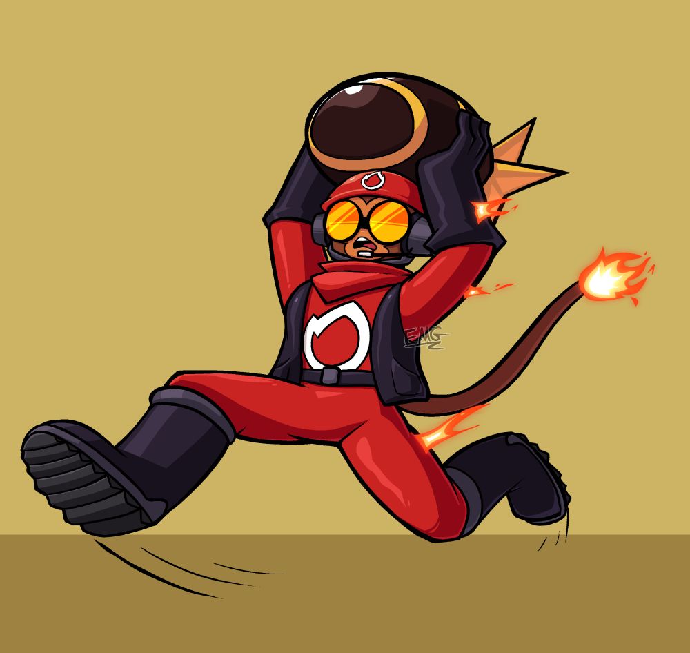 I had to make the legs look better they felt so off. Plus I had to simplify the goggles cuz i remember having a hard time drawing them which was my fault with the layers